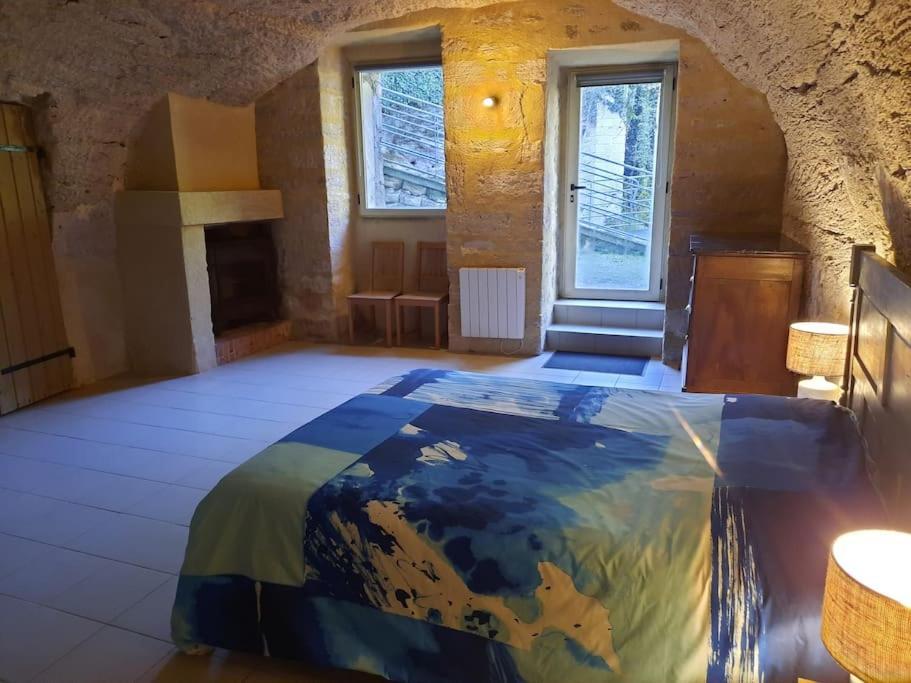 Maison Troglodytique Doue La Fontaine Екстер'єр фото