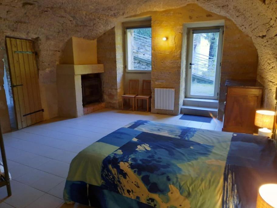 Maison Troglodytique Doue La Fontaine Екстер'єр фото